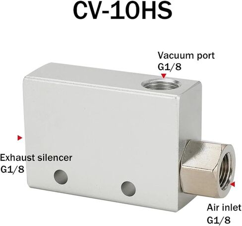 مولد الفراغ الهوائي CV-10HS الضغط السلبي عالية القاذف Venturi 15HS 20HS in Kuwait