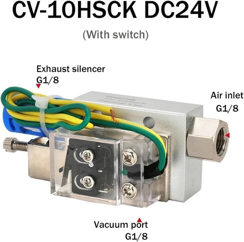 Pneumatic Vacuum Generator CV-10HS High Negative Pressure Venturi Ejector 15HS 20HS 25HS 30HS(CV-15HS) in Saudi Arabia