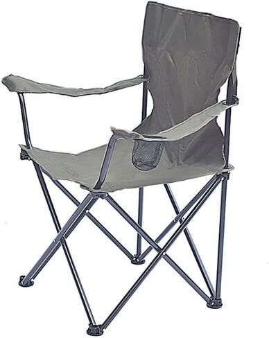 Portable Folding Chair Camping Folding Chair with Cup Holder Backrest Contraction Chair Outdoor Barbecue Chair Ultra-Light Portable Beach Stool Adjustable Folding Chair(Red) in Saudi Arabia