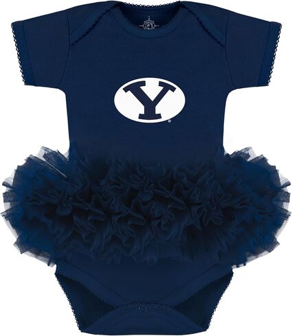 Creative Knitwear College Baby Tutu Bodysuit Dress Team Logo ، ألوان متعددة ، للفتيات (0-12 شهرًا) in Kuwait