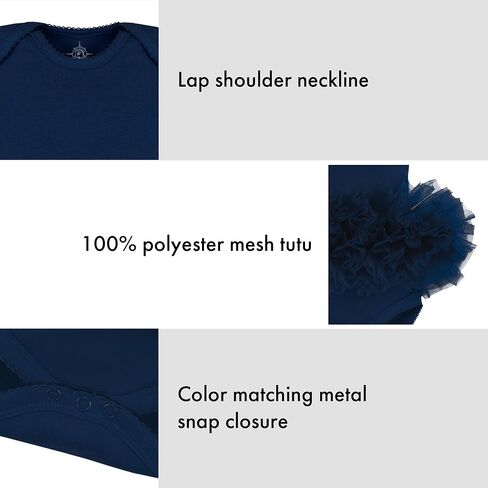 Creative Knitwear College Baby Tutu Bodysuit Dress Team Logo ، ألوان متعددة ، للفتيات (0-12 شهرًا) in Kuwait