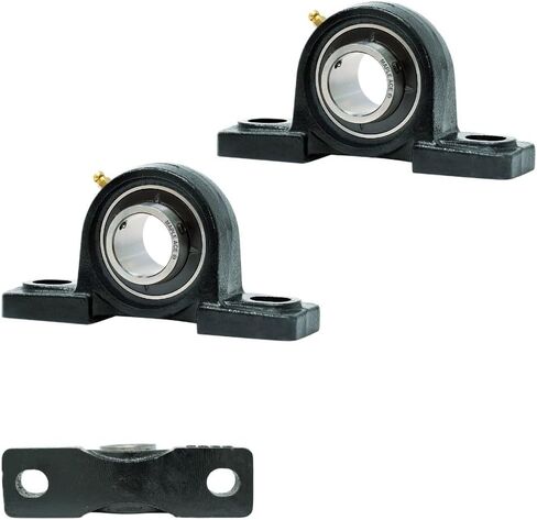 Maple Ace UCP204-12 كتلة وسادة تحمل 3/4 بوصة ، 2-bolt ، قاعدة محاذاة ، صلبة ، الخدمة الثقيلة (الكمية 2) in Saudi Arabia