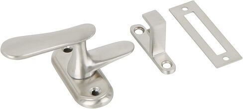304 Stainless Steel Hasp Latch Lock Gate Latches Door Lock Sliding Window Door Lock Handle Door Latch Home Hardware 1Pcs(Black) in Saudi Arabia