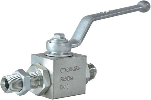 1PCS صمام كرة الصفيحة DN6-25 KHB-CB الصلب الكربوني المجلفن صمام كرة الخيط الخارجي (1/4 ") in Kuwait