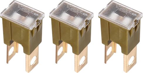 Meccanixity 3pcs خرطوشة Fuse ، 32vdc 120a الذكور الطرفية للسيارات تشكيلة J Case Fuse للسيارة ، شاحنة ، RV ، القوارب ، القهوة in Kuwait