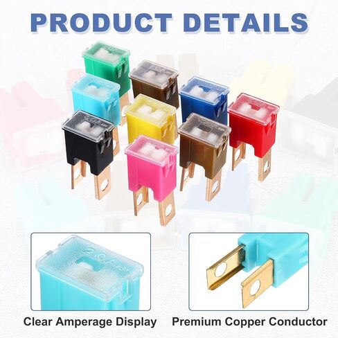 Meccanixity 3pcs خرطوشة Fuse ، 32vdc 120a الذكور الطرفية للسيارات تشكيلة J Case Fuse للسيارة ، شاحنة ، RV ، القوارب ، القهوة in Kuwait