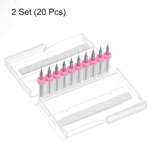 #Uus 20pcs 0.25mm CNC Circiving Circuit Board Micro PCB Bits in Saudi Arabia
