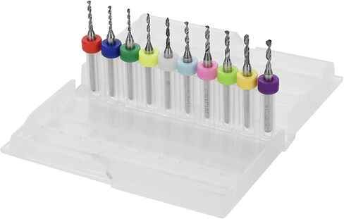 10Pcs 1.1 2.0mm Tungsten Carbide Micro Drill Bits Set Tool for PCB Print Circuit Board in Saudi Arabia