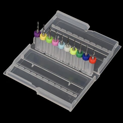 10Pcs 1.1 2.0mm Tungsten Carbide Micro Drill Bits Set Tool for PCB Print Circuit Board in Saudi Arabia
