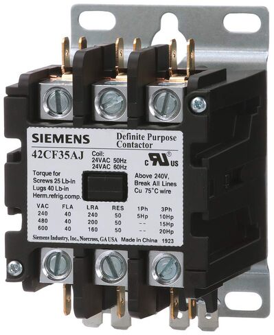Siemens 42CF35AG محدد الغرض ، 3 قطب ، 40 أمبير ، 208-240V جهد ​​لفائف AC in Kuwait