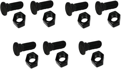 7 - Plow Bolt & Nut for Blades/Cutting Edge, 5/8-11x2 1/4 - Grade 8, Dome Head in Saudi Arabia