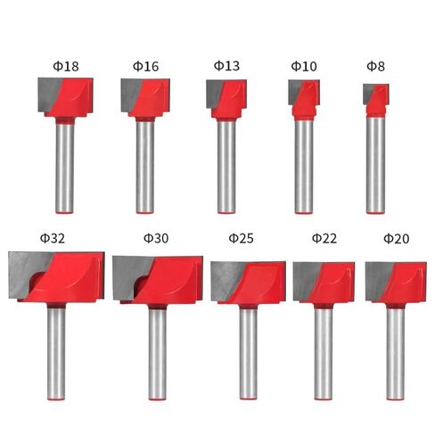 6MM Shank Cleaning Bottom Bit Router Bit CNC Carbide Woodworking Milling Cutter for Wood Bit Face Mill End Mill Tools(6x15x13) in Saudi Arabia