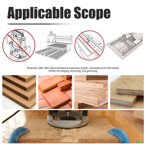 8/12/12.7mm Shank 4-Flutes Wood Planer Bit CNC Spoilboard Surfacing Router Bit Slab Flattening Milling Cutter Woodworking Tools(12X12mm Blades) in Saudi Arabia