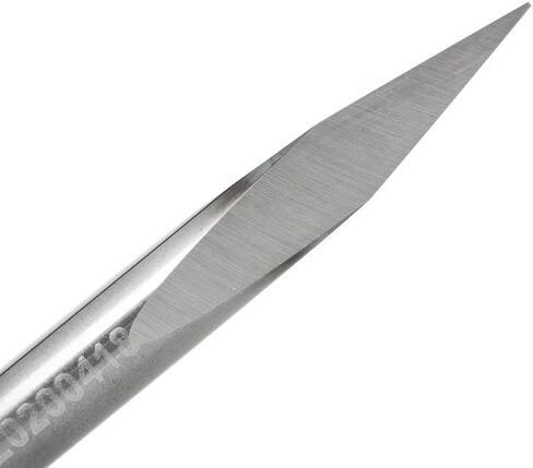 4mm 6mm Shank CNC Router Bit 3 Edge Pyramid Engraving Bits 4mm Shank Carbide End Mill 20,30,40,45,60,90 Degrees CNC Router Milling Tool(4x0.2x45) in Saudi Arabia