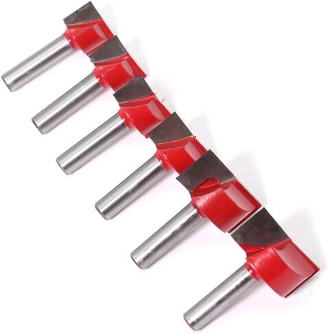 8mm Shank Cleaning Bottom Engraving Bit Solid Carbide Router Bit Woodworking Tools CNC Milling Cutter Endmill(22mm) in Saudi Arabia