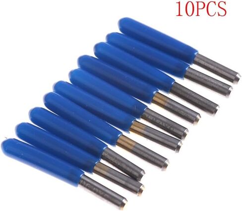 10pcs 3.175mm carbide pcb bits bits cnc tool 10 degrees 0.1mm (04) in Saudi Arabia