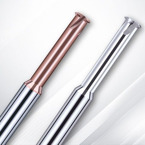 M3/M4/M5/M6 Tungsten Carbide Single Tooth Spiral Milling Cutter 3 Flutes 4 Blades CNC Tool Aluminium Thread Mills Router Bits(M16xP2xD12x75mm,TICN-HRC55) in Kuwait