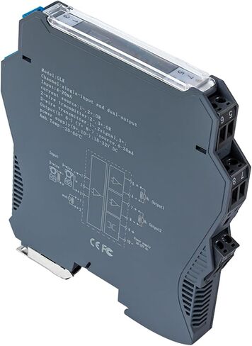 MNEXQML 1PCS Analog Signal Isolator Multiple Channels 4-20mA/0-5V/0-10V Input Output Current Voltage Distributor Collector(1IN3OUT,Output 0-20MA_Input 0-20MA_DC24V) in Saudi Arabia