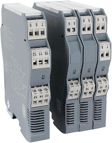 MNEXQML 1PCS Signal Isolator 4-20mA Input Output Analog Distribution Galvanic Isolation Dual Channel(1IN3OUT,Output 0-10V_Input 0-10V_DC24V) in Saudi Arabia
