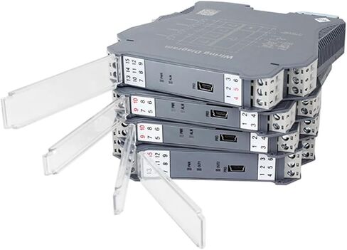 MNEXQML 1PCS Signal Isolator 4-20mA Input Output Analog Distribution Galvanic Isolation Dual Channel(1IN3OUT,Output 0-10V_Input 0-10V_DC24V) in Saudi Arabia