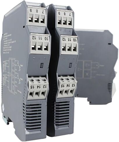 MNEXQML 1PCS Signal Isolator 4-20mA Input Output Analog Distribution Galvanic Isolation Dual Channel(1IN3OUT,Output 0-10V_Input 0-10V_DC24V) in Saudi Arabia