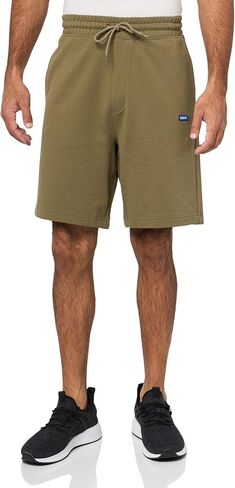 HUGO Men's Block Letter Cotton Sweatpant Joggers in Saudi Arabia