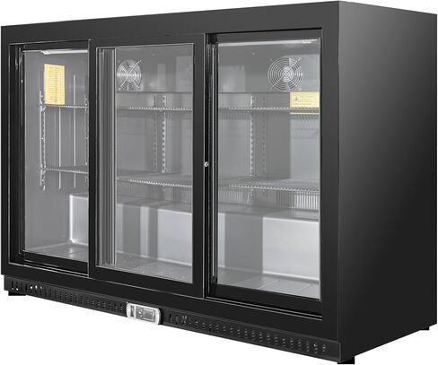 Back Bar Cooler with 2 Glass Doors, Counter-Height Beverage Refrigerator, 7.5 Cu.Ft., Commercial Fridge with LED in Saudi Arabia