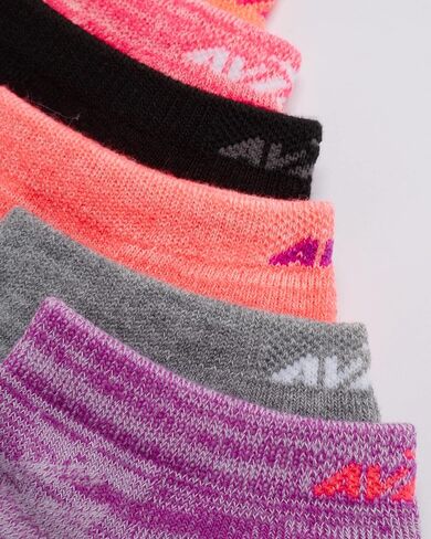 Avia Women's Low Cut Socks - 12 Pack Performance Cushion Comfort No Show Socks - Breathable Athletic Socks for Women (4-9), Size 4-9, Bright Assorted in Saudi Arabia