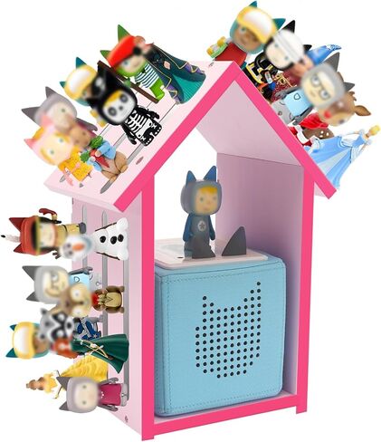 ل Townie Shelf ، تخزين Tonies لرفق Tonie Box الرف المغناطيسي لشخصيات Tonie والشخصيات والرف الخشبي للأطفال in Kuwait