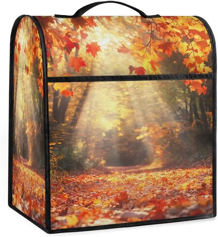 Autumn Fall Forests Trees Kitchen Aid Mixer Cover Compatible with 6-8 Quarts Stand Mixer Dust Cover with Zipper Pocket Kitchen Aid Mixer Accessories Kitchen Appliance Organizer Bag in Saudi Arabia