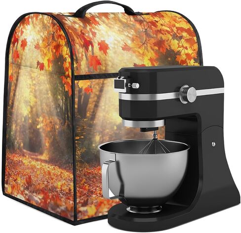 Autumn Fall Forests Trees Kitchen Aid Mixer Cover Compatible with 6-8 Quarts Stand Mixer Dust Cover with Zipper Pocket Kitchen Aid Mixer Accessories Kitchen Appliance Organizer Bag in Saudi Arabia