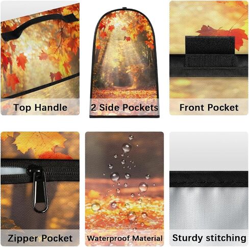 Autumn Fall Forests Trees Kitchen Aid Mixer Cover Compatible with 6-8 Quarts Stand Mixer Dust Cover with Zipper Pocket Kitchen Aid Mixer Accessories Kitchen Appliance Organizer Bag in Saudi Arabia