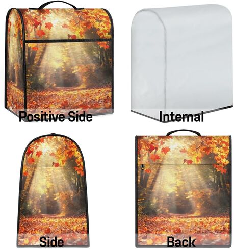 Autumn Fall Forests Trees Kitchen Aid Mixer Cover Compatible with 6-8 Quarts Stand Mixer Dust Cover with Zipper Pocket Kitchen Aid Mixer Accessories Kitchen Appliance Organizer Bag in Saudi Arabia