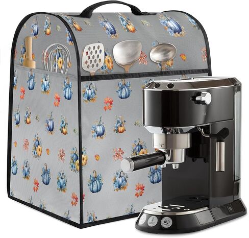 Autumnpumpkins Fall Blue Kitchen Aid Mixer Cover Compatible with 6-8 Quarts Stand Mixer Dust Cover with Zipper Pocket Kitchen Aid Mixer Accessories Kitchen Appliance Organizer Bag in Saudi Arabia