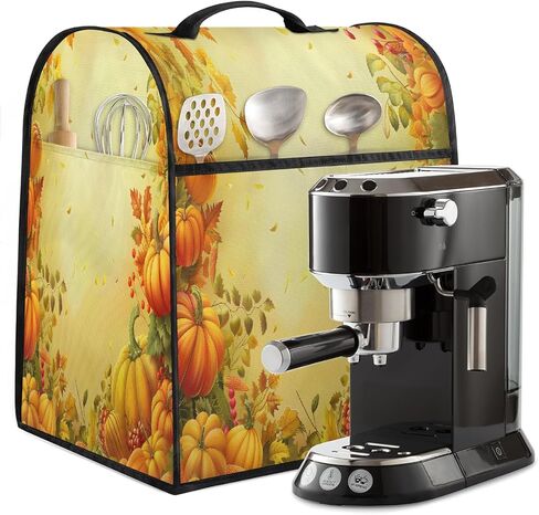Fall Autumn Pumpkins Decorations Kitchen Aid Mixer Cover Compatible with 6-8 Quarts Stand Mixer Dust Cover with Zipper Pocket Kitchen Aid Mixer Accessories Kitchen Appliance Organizer Bag in Saudi Arabia