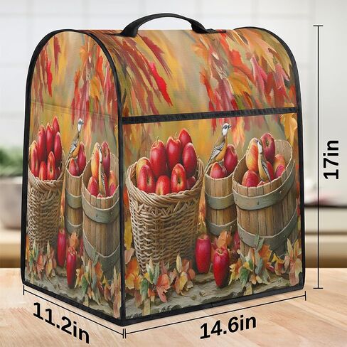 تفاح الخريف خريف مابل المطبخ المطبخ غطاء خلاط متوافق مع 6-8 Quarts الوقف غطاء الغبار خلاط مع سستة الجيب المطبخ المطبخ ملحقات كيس الأجهزة المطبخ in Saudi Arabia