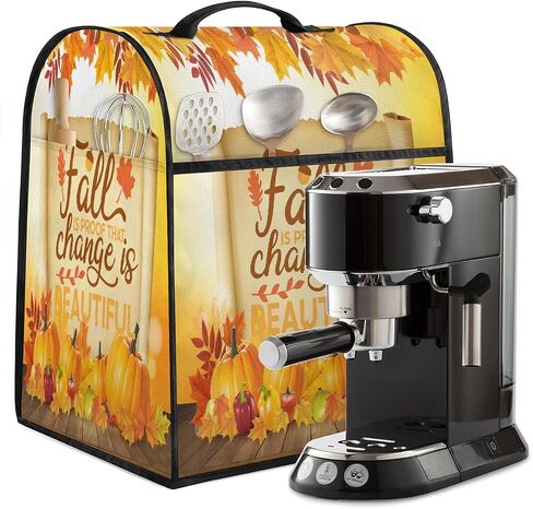 Autumn Fall Thankgiving Decor Kitchen Aid Mixer Cover Compatible with 6-8 Quarts Stand Mixer Dust Cover with Zipper Pocket Kitchen Aid Mixer Accessories Kitchen Appliance Organizer Bag in Saudi Arabia