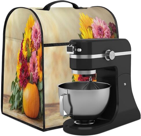 Autumn Fall Pumpkins Decor 1 Kitchen Aid Mixer Cover Compatible with 6-8 Quarts Stand Mixer Dust Cover with Zipper Pocket Kitchen Aid Mixer Accessories Kitchen Appliance Organizer Bag in Saudi Arabia