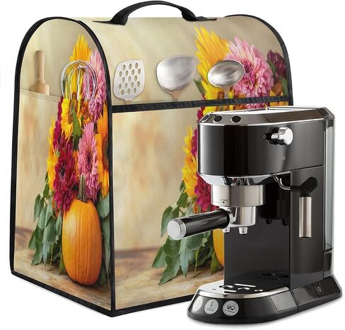 Autumn Fall Pumpkins Decor 1 Kitchen Aid Mixer Cover Compatible with 6-8 Quarts Stand Mixer Dust Cover with Zipper Pocket Kitchen Aid Mixer Accessories Kitchen Appliance Organizer Bag in Saudi Arabia