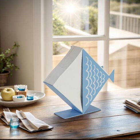 NIKKY HOME Napkin Holder for Tables, Octopus Iron Napkin Dispenser for Kitchen, Blue Freestanding Napkin Holders for Farmhouse Restaurants Home Party Decor in Saudi Arabia