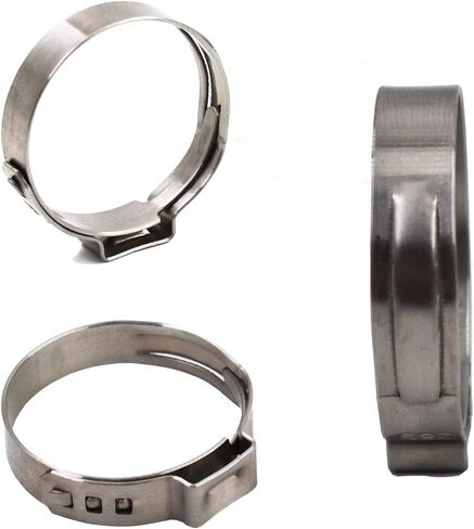 50pcs 1 "Clamps PEX ، 304 حلقات مشبك PEX الفولاذ المقاوم للصدأ لتوصيل أنابيب PEX (1") in Saudi Arabia