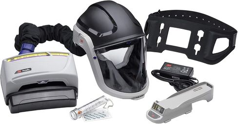 3M PAPR Respirator, Versaflo Powered Air Purifying Respirator Kit, TR-600-HIK, Heavy Industry, All-in-One Respiratory Protection, Easy to Use, High Capacity Battery, Metalwork, Grinding in Saudi Arabia