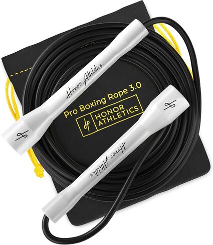 Honor Athletics | Pro Boxing Rope 3.0 | 5.3mm Jump Rope Indoor/Outdoor Adjustable For Boxing | Ultra-Durable, Non-Kinking TPU-PVC blend/Unbreakable Handles | Adjustable | Skipping Rope in Saudi Arabia