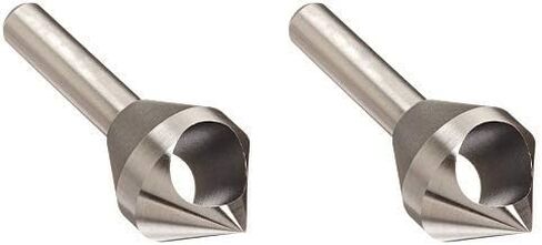 KEO 53512 Cobalt Steel Single-End Countersink, Uncoated (Bright) Finish, 82 Degree Point Angle, Round Shank, 5/16" Shank Diameter, 1/2" Body Diameter (2-(Pack)) in Saudi Arabia