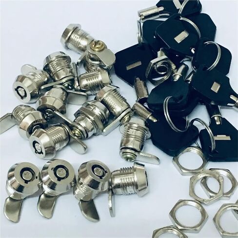 MS102 Drawer Tubular Cam Lock Cylinder Door Mailbox Cabinet Tool with 2 Keys MS102 1Pcs in Saudi Arabia