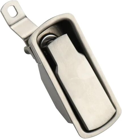 304 Stainless Steel Press and Rotate Flat Lock for Industrial Equipment Cabinet Door Lock 1Pcs(Zinc Alloy Black) in Saudi Arabia