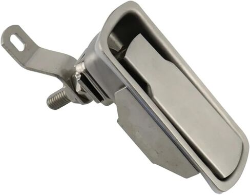304 Stainless Steel Press and Rotate Flat Lock for Industrial Equipment Cabinet Door Lock 1Pcs(Zinc Alloy Black) in Saudi Arabia