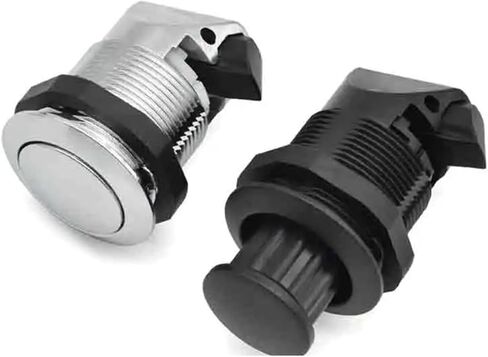 Buried Rotary Press Type Spring Lock, Industrial Latch, Plastic Latch, RV, Yacht, Circular Button Lock 1Pcs(XK253W) in Kuwait