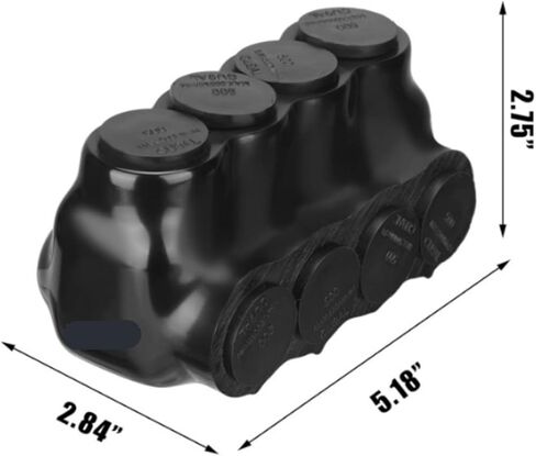 American Standard Cable Connector Four-Way Cable Single-Side high Power Terminal Connector(QMS-S350-4) in Saudi Arabia
