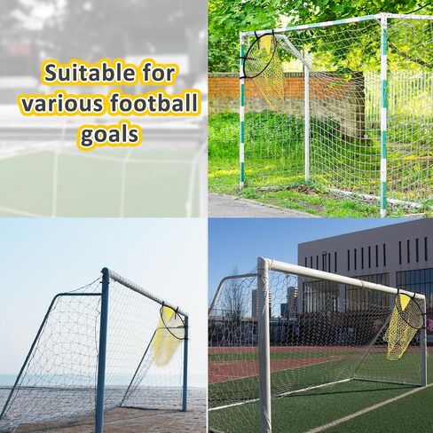 Simarro 2 Pack Soccer هدف كرة قدم الهدف صافي الممارسة الصافية ، 3 في 1 هدف التدريب على كرة القدم ، هدف قطار كرة القدم لكرة كرة قدم كرة القدم معدات ممارسة الرماية in Saudi Arabia